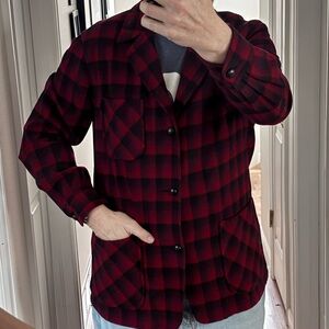 Vintage Pendleton Shirt Collar Blazer Mens Large - Rare
